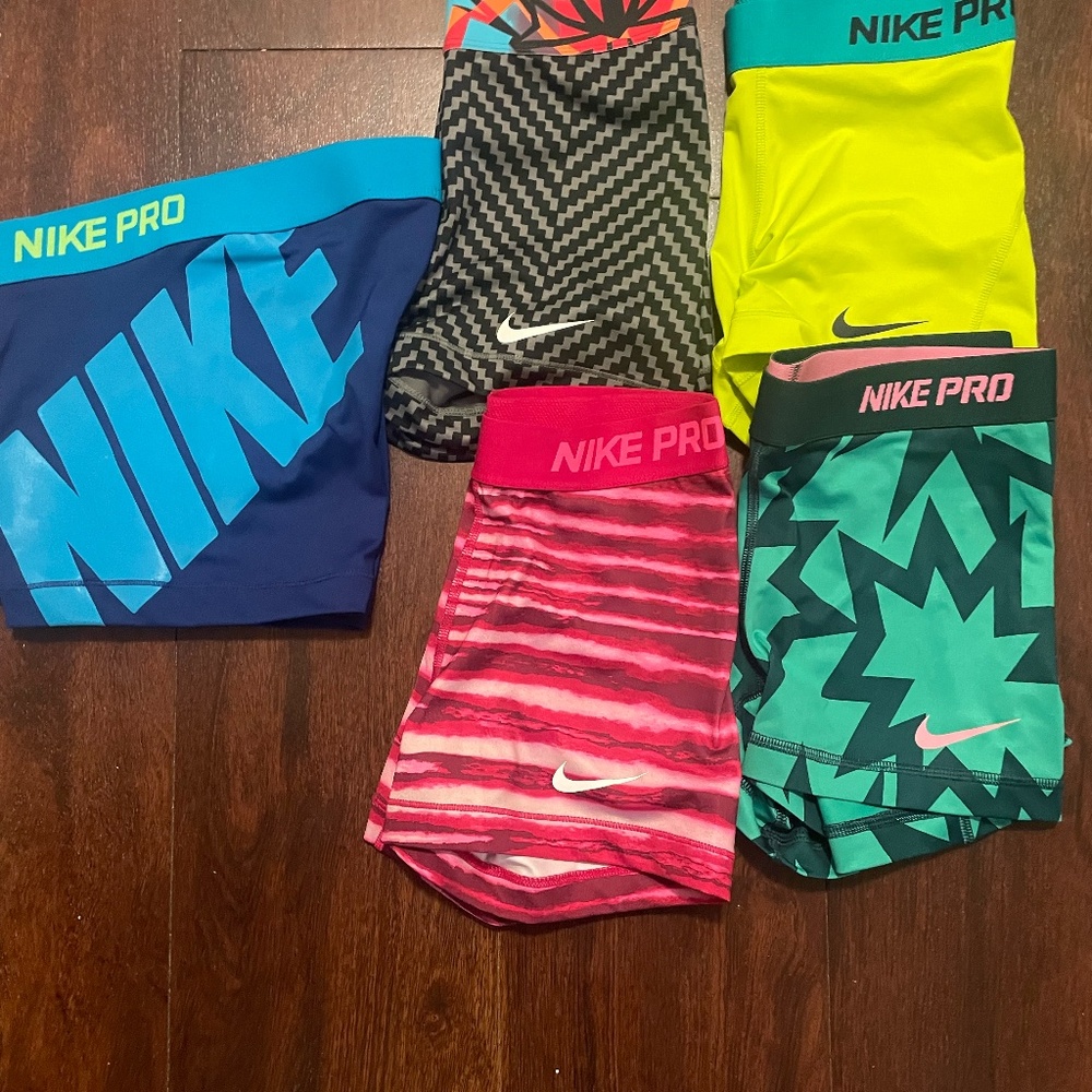 Nike Pro Compression Shorts Lot